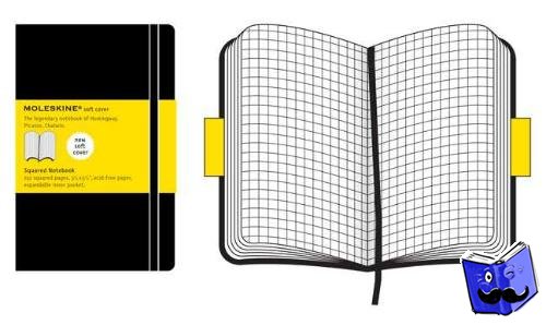 Moleskine - Moleskine Soft Cover Pocket Squared Notebook Black
