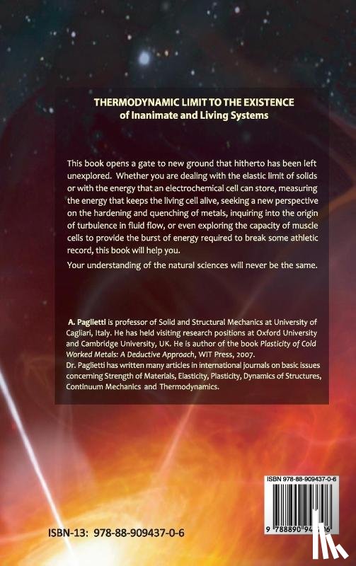 Paglietti, A - Thermodynamic Limit to the Existence of Inanimate and Living Systems