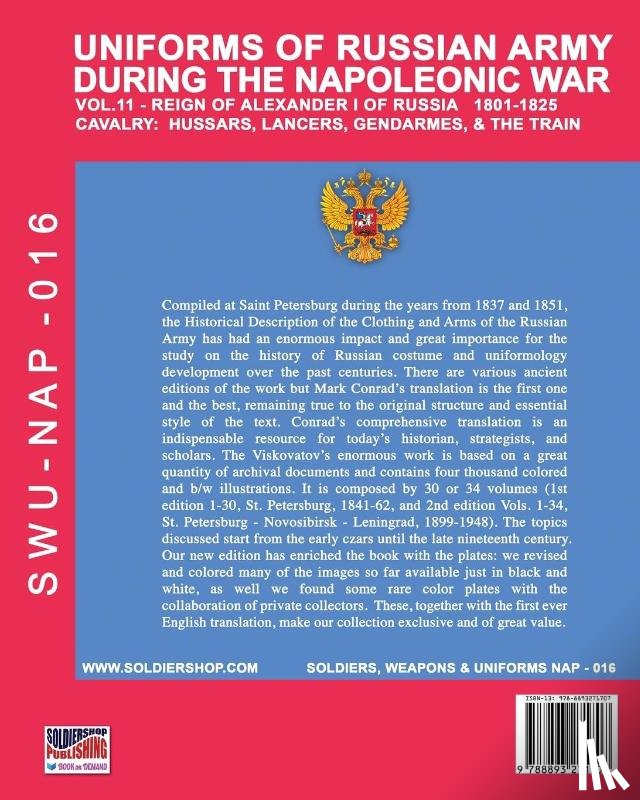 Viskovatov, A V - Uniforms of Russian army during the Napoleonic war vol.11