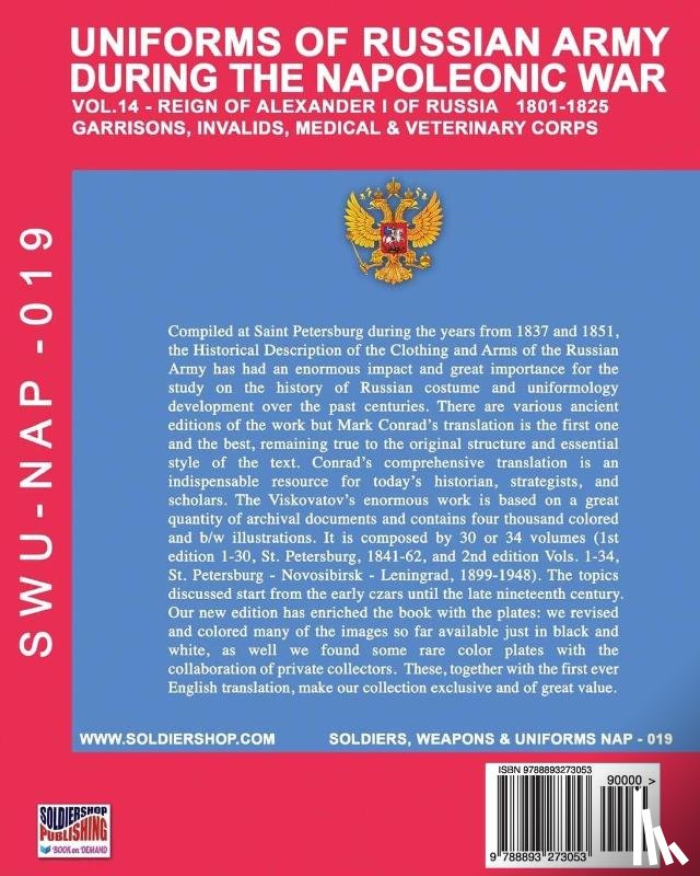 Viskovatov, Aleksandr Vasilevich - Uniforms of Russian army during the Napoleonic war vol.14