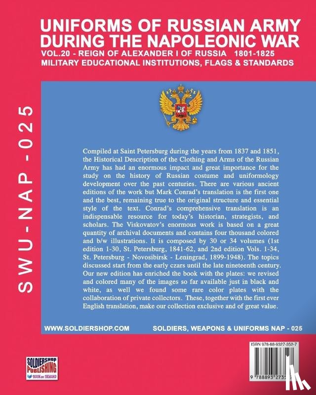 Viskovatov, Aleksandr Vasilevich, Cristini, Luca Stefano - Uniforms of Russian army during the Napoleonic war vol.20