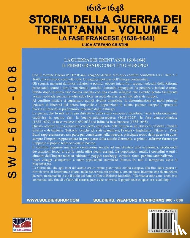 Cristini, Luca Stefano - 1618-1648 Storia della guerra dei trent'anni Vol. 4