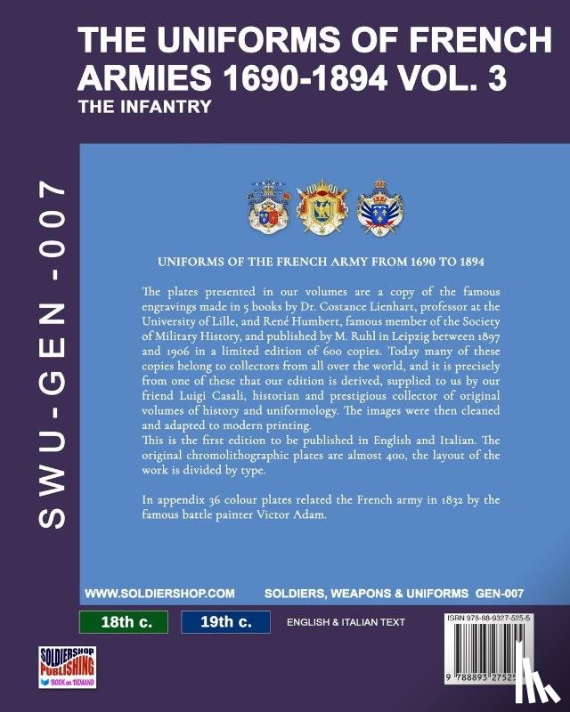 Lienhart, Constance, Humbert, Rene - The uniforms of French armies 1690-1894 - Vol. 3