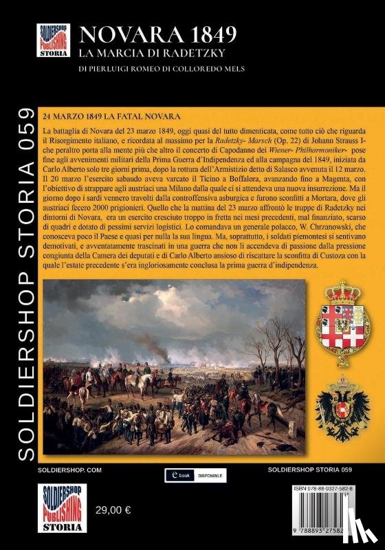 Di Colloredo Mels, Pierluigi Romeo - Novara 1849