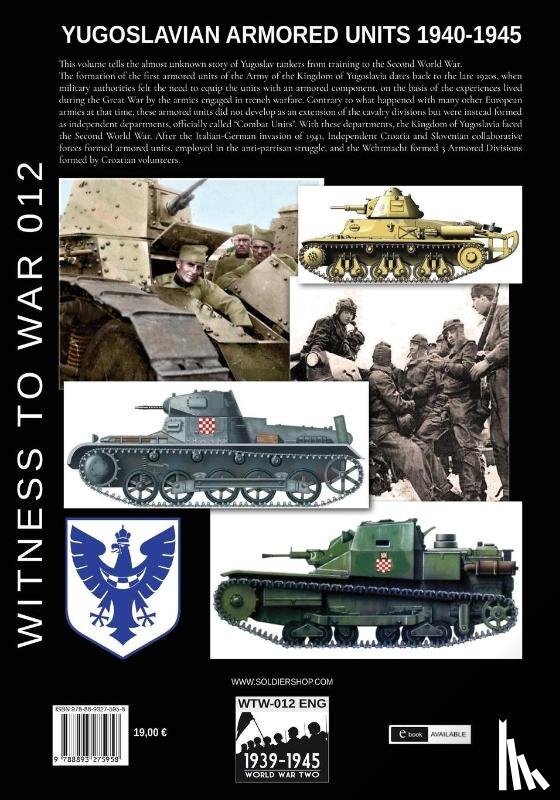 Crippa, Paolo, Manes, Luigi - Yugoslavian armored units 1940-1945