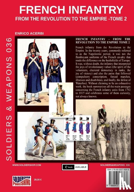 Acerbi, Enrico - French infantry from the Revolution to the Empire - Tome 2
