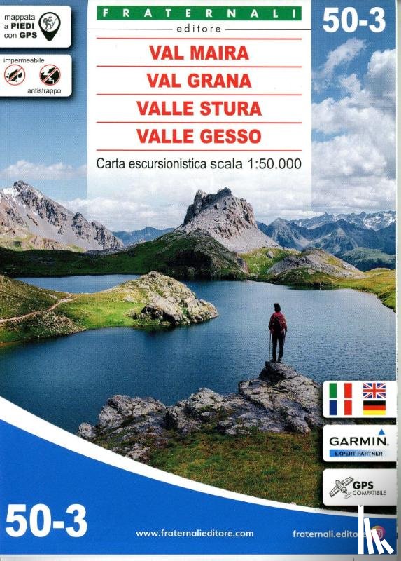  - Val Maira - Val Grana - Valle Stura di Demonte - Valle Gesso 1 : 50 000