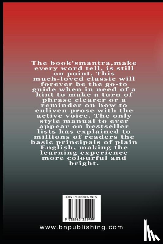 Strunk, William - The Elements of Style