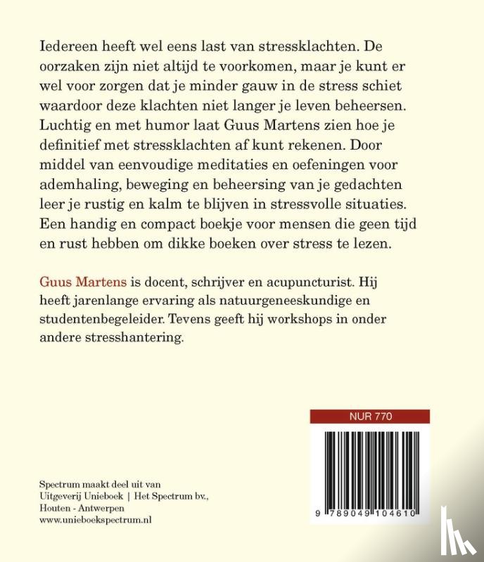 Martens, Guus - Boekje voor stresskippen