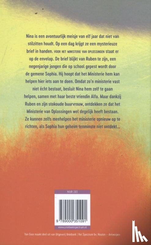 Rooseboom, Sanne - Het ministerie van Oplossingen