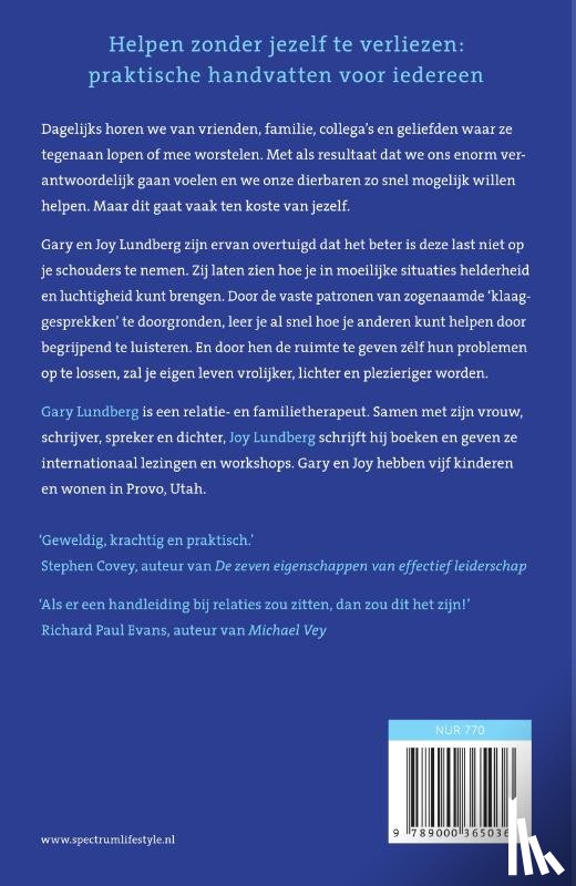 Lundberg, Gary, Saunders Lundberg, Joy - Problemen laten bij wie ze horen