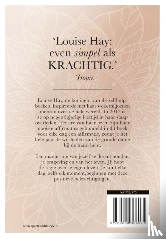 Hay, Louise - Wees lief voor jezelf