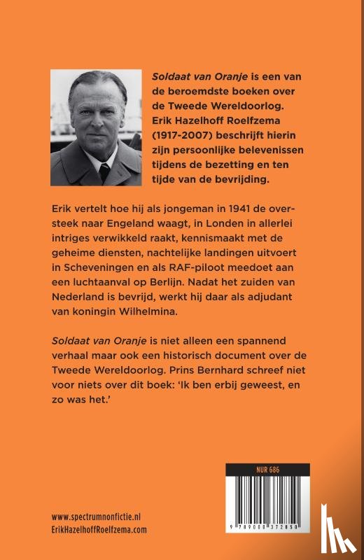 Hazelhoff Roelfzema, Erik - Soldaat van Oranje