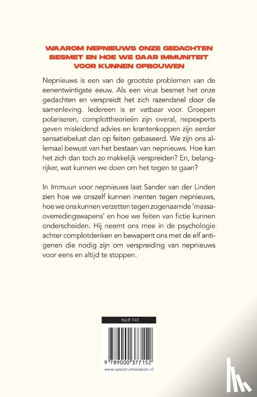Linden, Sander van der - Immuun voor nepnieuws