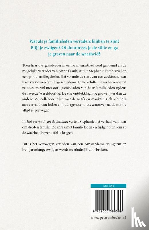 Biesheuvel, Stephanie - Het verraad van de Jordaan