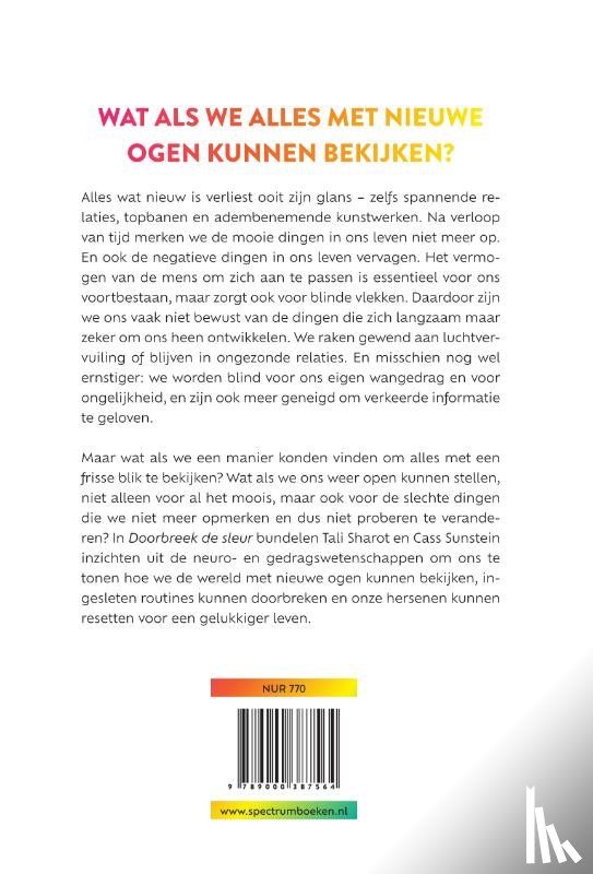 Sharot, Tali, Sunstein, Cass - Doorbreek de sleur