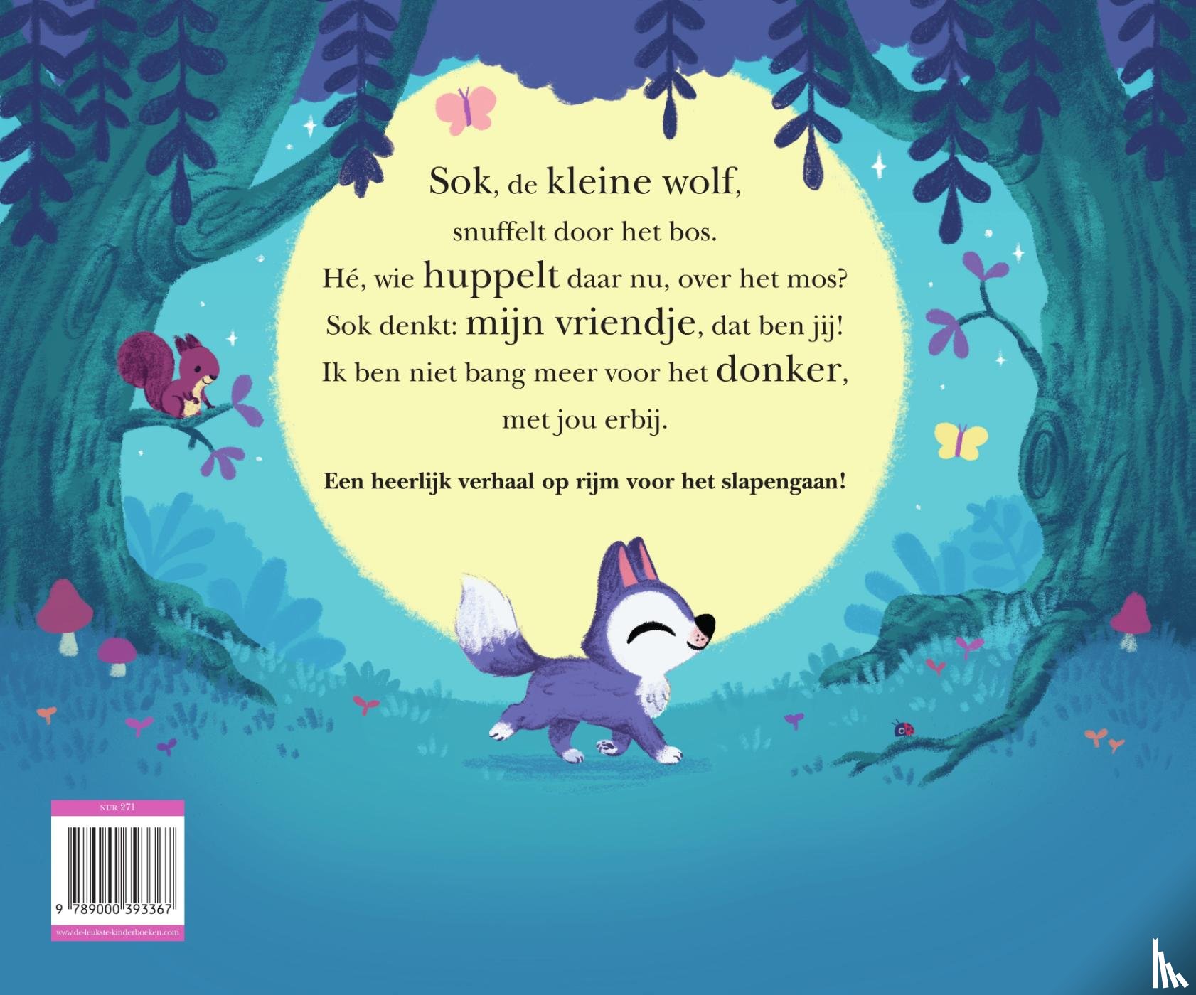 Fielding, Rhiannon - Over tien minuutjes naar bed, kleine wolf