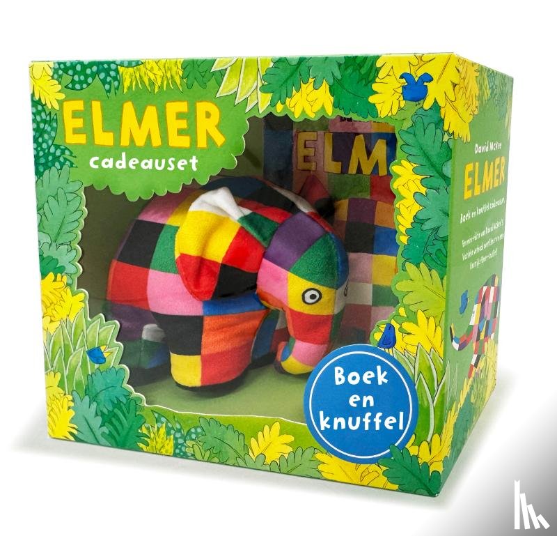 McKee, David - Elmer boek en knuffel cadeauset