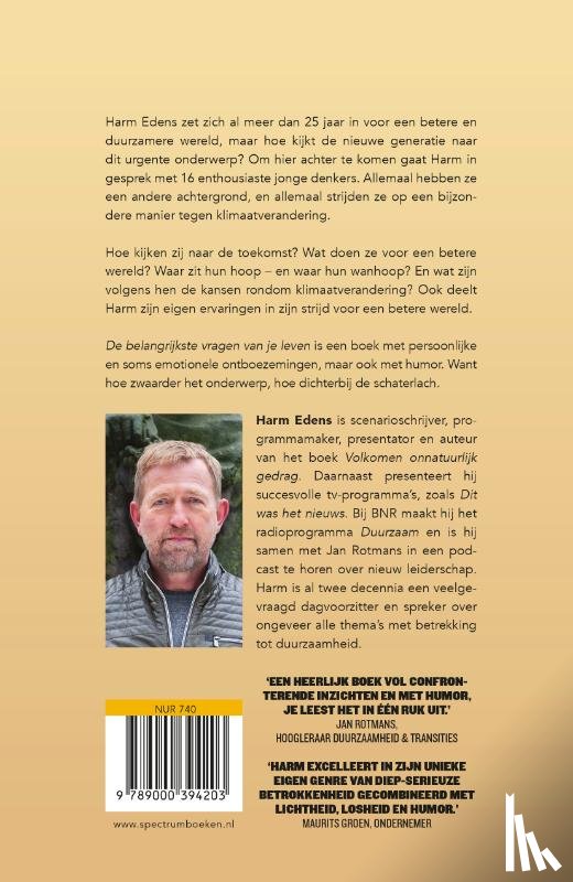 Edens, Harm - De belangrijkste vragen van je leven