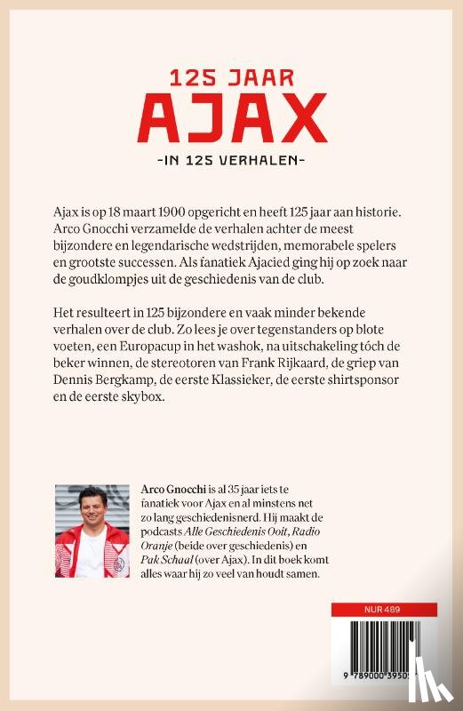 Gnocchi, Arco - Ajax in 125 verhalen