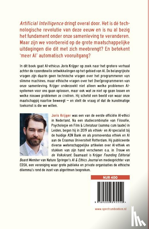 Krijger, Joris - Onze kunstmatige toekomst