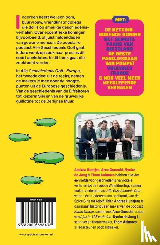 Alle Geschiedenis Ooit, Gnocchi, Arco, Jong, Nynke de, Aalmoes, Thom, Huntjens, Andrea - Alle Geschiedenis Ooit - Europa
