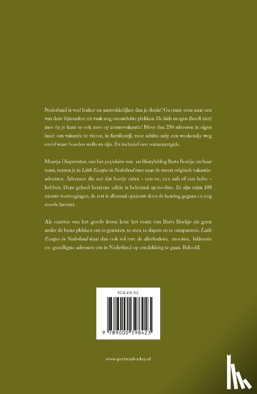 Diepstraten, Maartje - Little Escapes in Nederland