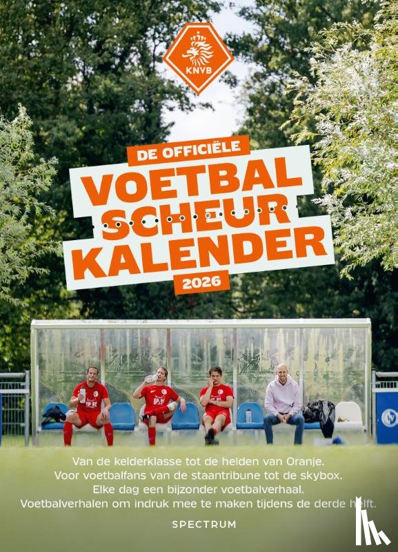 KNVB - De officiële voetbal scheurkalender 2026