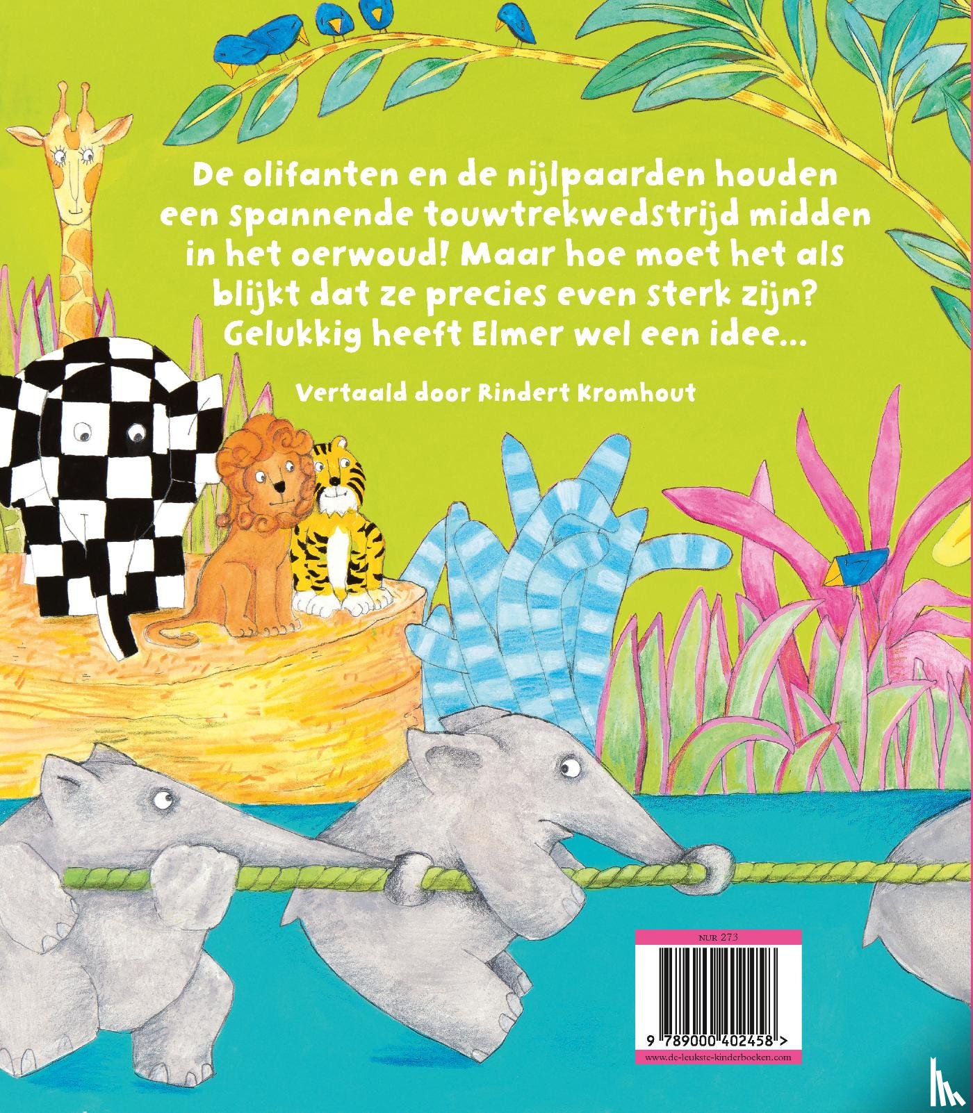 McKee, David - Elmer en de touwtrekwedstrijd