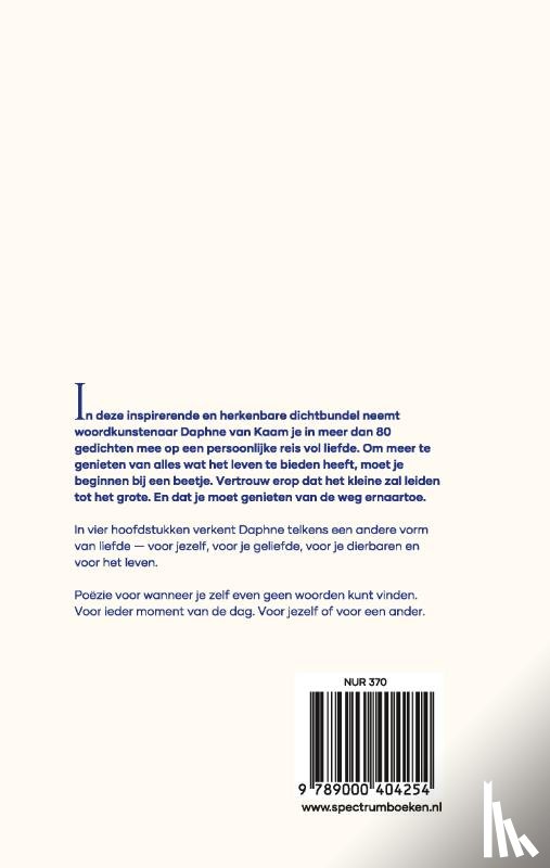 Kaam, Daphne van - Alles begint bij een beetje liefde…