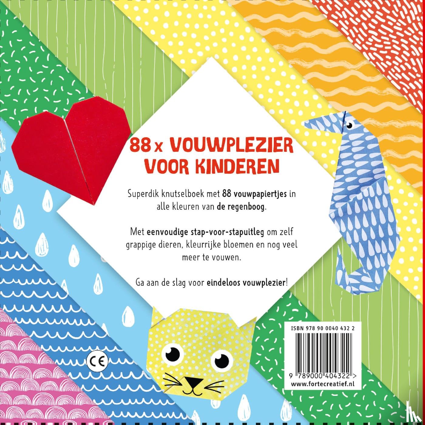 88 Origami - 88x origami kids - Regenboogpret
