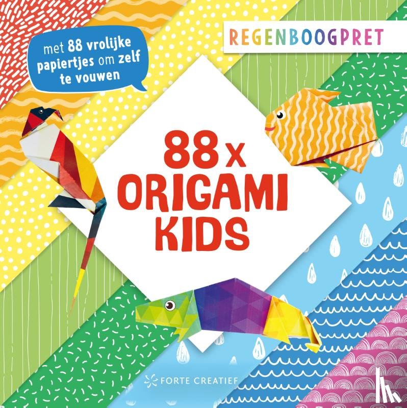 88 Origami - 88x origami kids - Regenboogpret