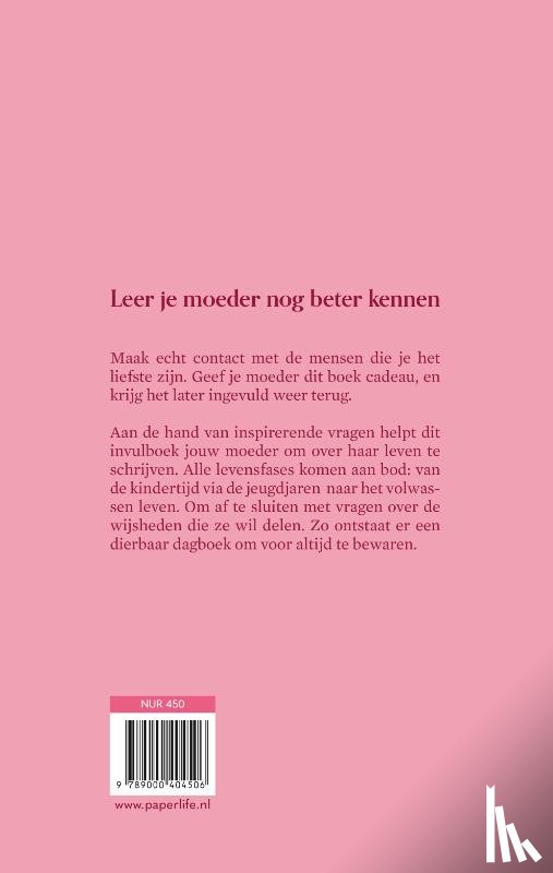 Paper Life - Mama, ik wil graag alles over je weten