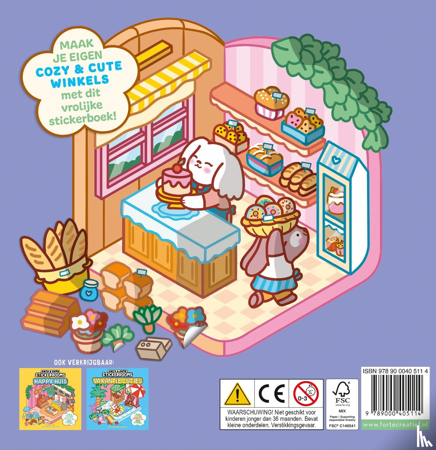 Alexander, Harry, Guillet, Anna - Cozy & cute stickerrooms - Comfy Winkels