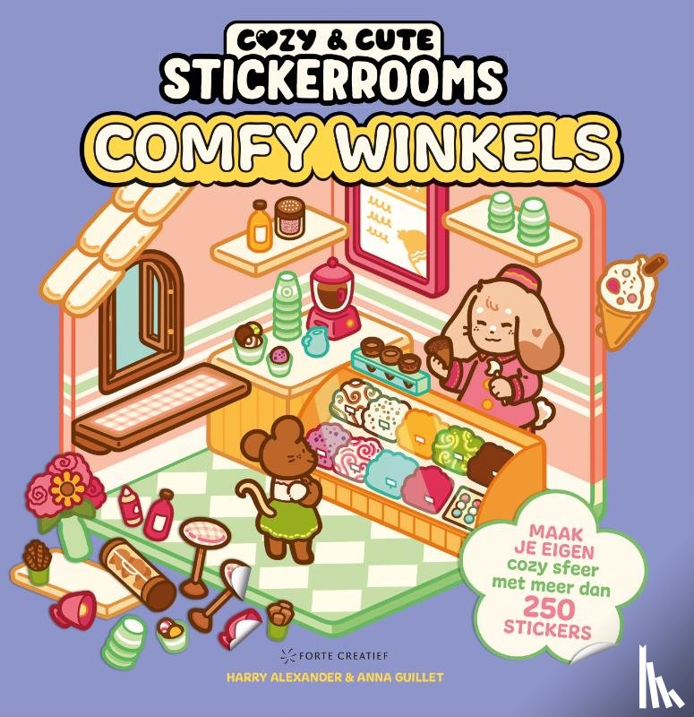 Alexander, Harry, Guillet, Anna - Cozy & cute stickerrooms - Comfy Winkels