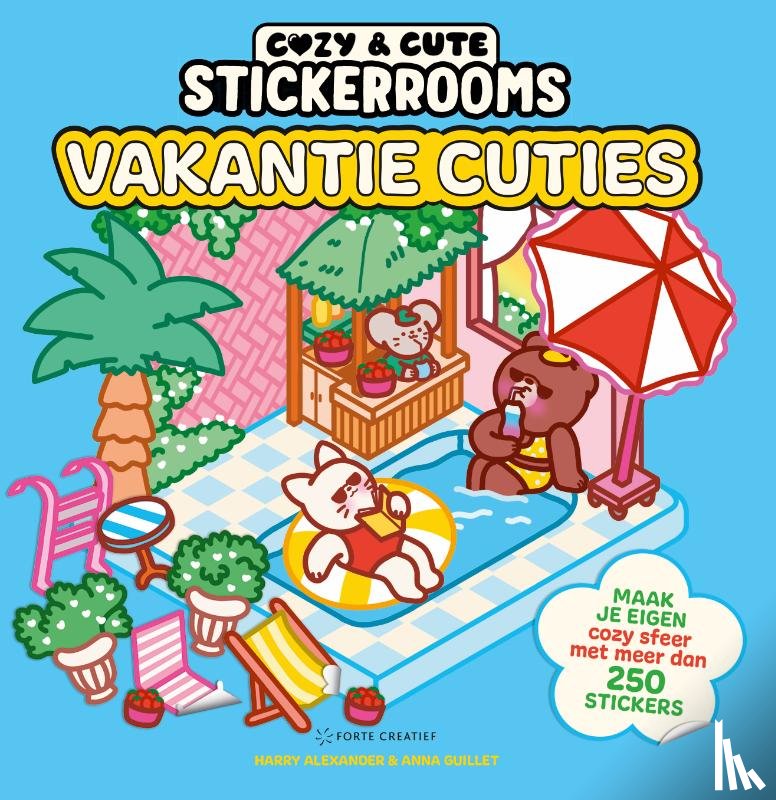 Alexander, Harry, Guillet, Anna - Cozy & cute stickerrooms - Vakantie Cuties