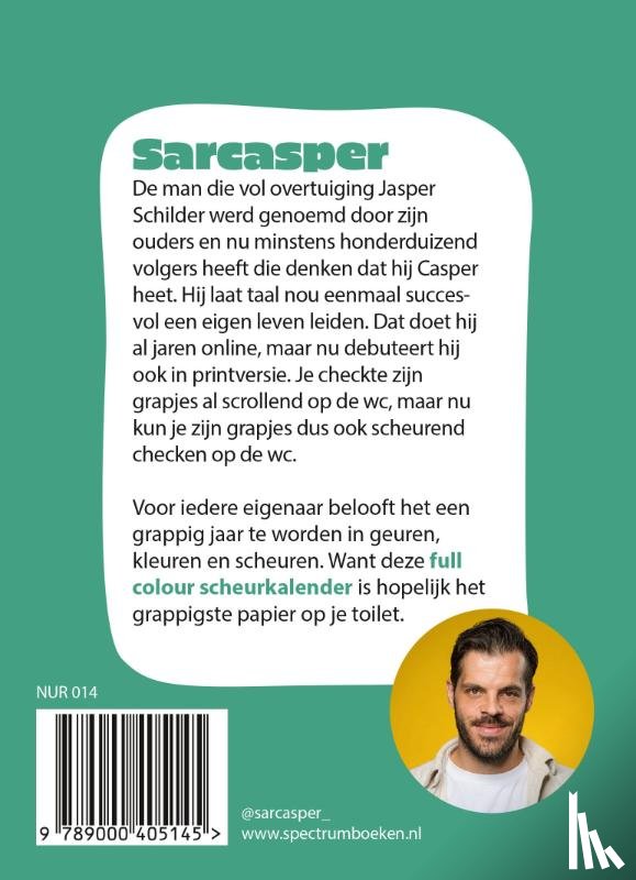 Schilder, Jasper - De Sarcasper Scheurkalender 2027