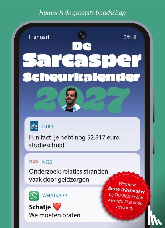 Schilder, Jasper - De Sarcasper Scheurkalender 2027