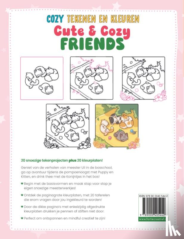 Li, Yishan - Cozy tekenen en kleuren - Cute & Cozy Friends