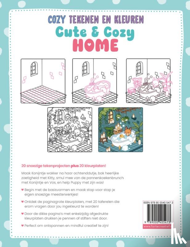 Li, Yishan - Cozy tekenen en kleuren - Cute & Cozy Home