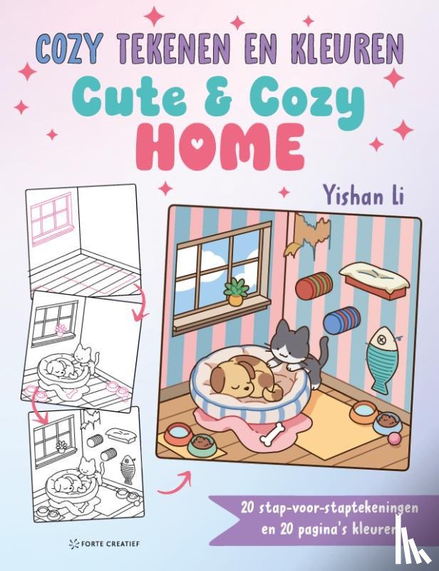 Li, Yishan - Cozy tekenen en kleuren - Cute & Cozy Home