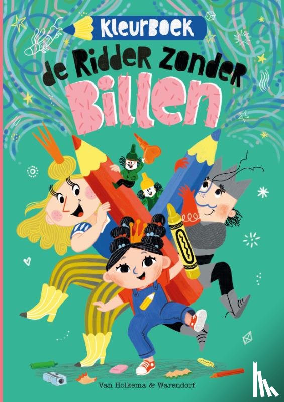 Teunenbroek, Levina van - De ridder zonder billen - kleurboek