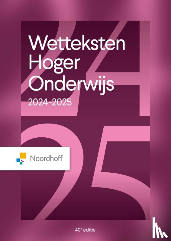 Redactieraad - Wetteksten Hoger Onderwijs 2024-2025