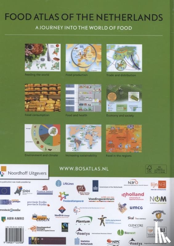 Leenaers, Henk, Donkers, Henk - Food atlas of the Netherlands