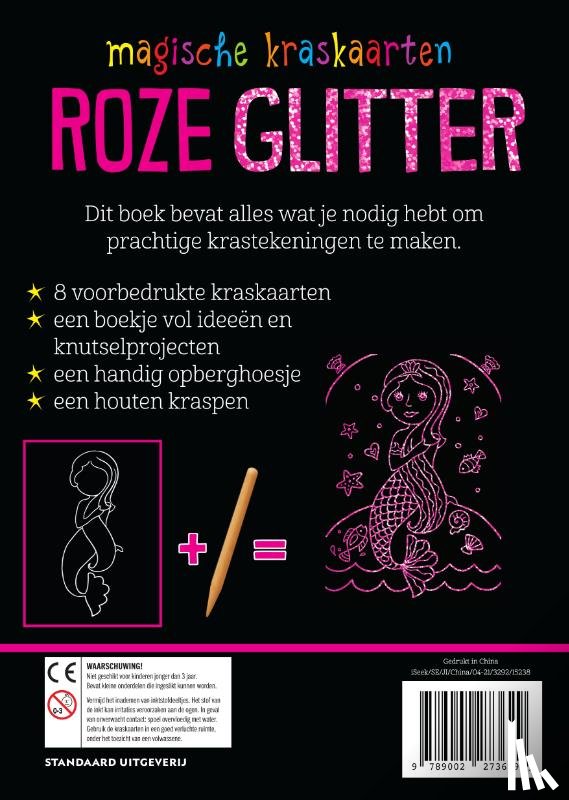  - Magische kraskaarten: roze glitter