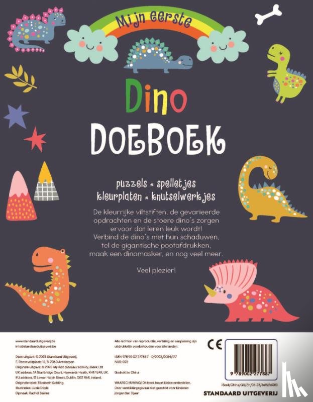  - Mijn eerste dino doeboek met stiften