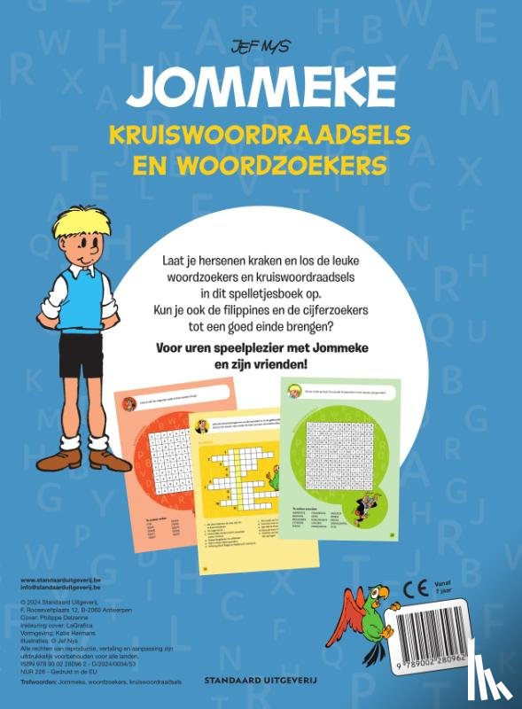  - Jommeke Kruiswoordraadsels en woordzoekers
