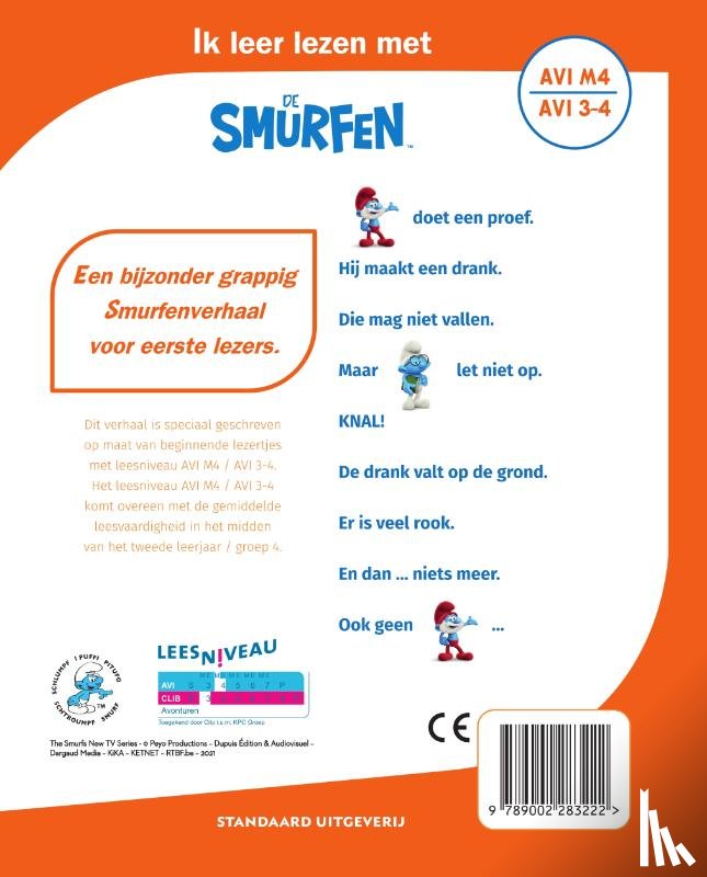 Peyo - Grote Smurf doet een proef