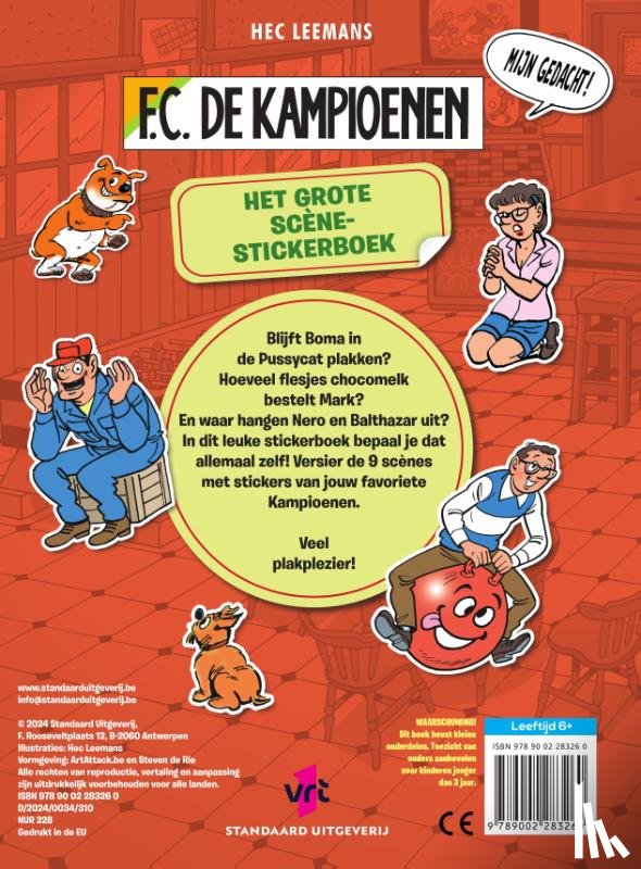 Hec Leemans - Het grote scènestickerboek
