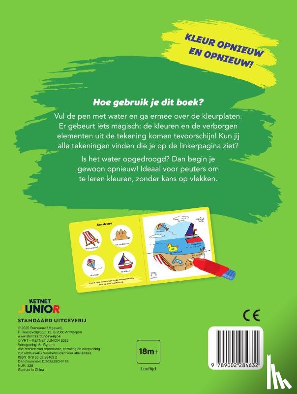  - Tik Tak: Kleuren met water voor de kleintjes